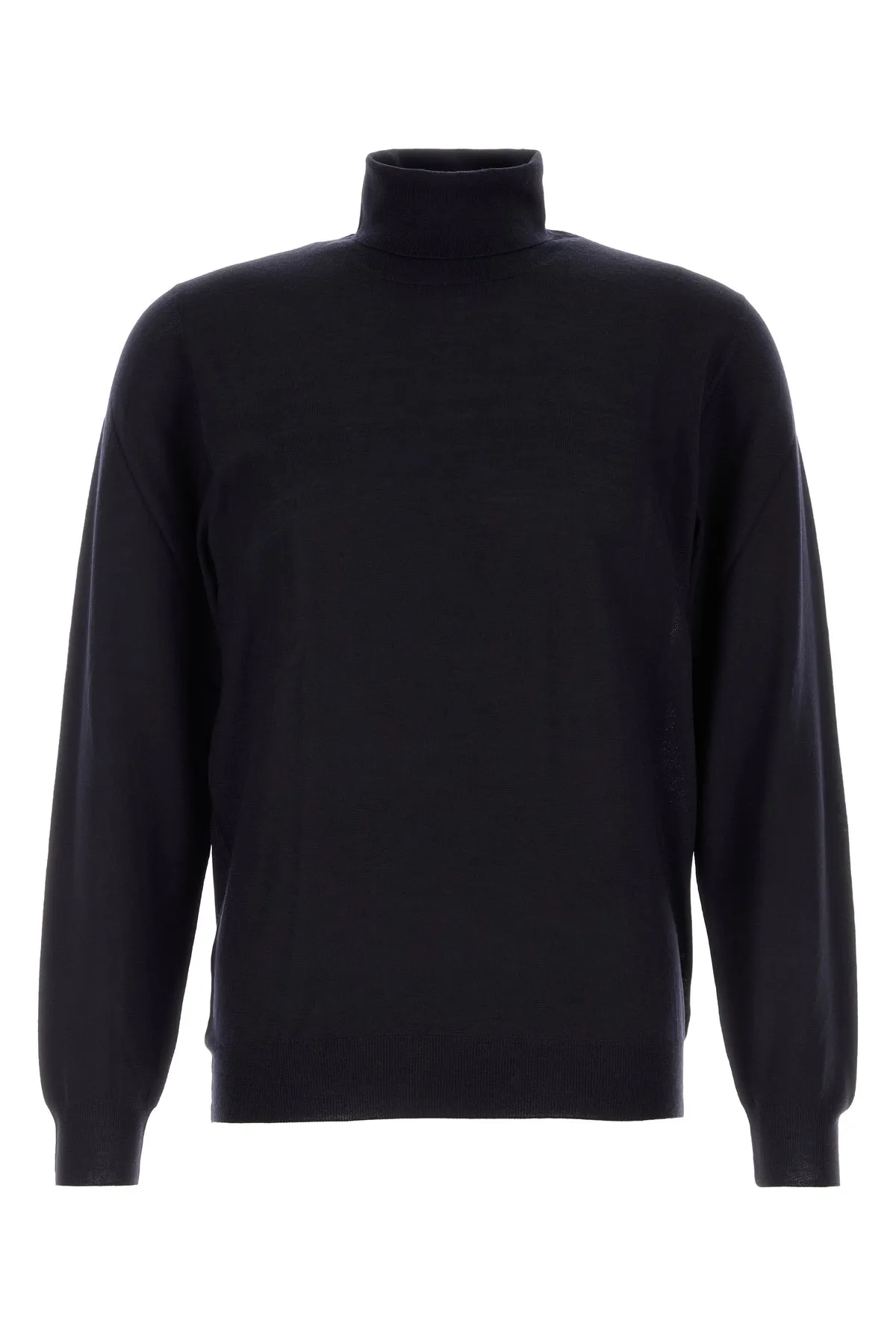 Midnight blue wool Derby sweater