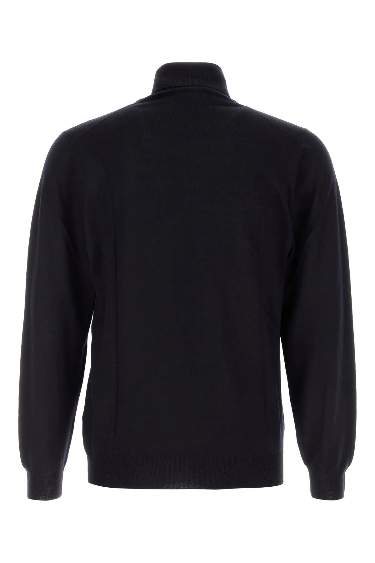 Midnight blue wool Derby sweater