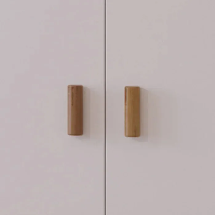 Oceania Wardrobe - Neige & Rattan