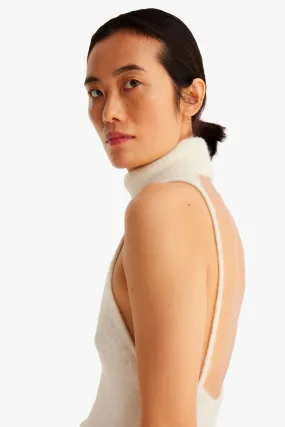 Open Back Knitted Top