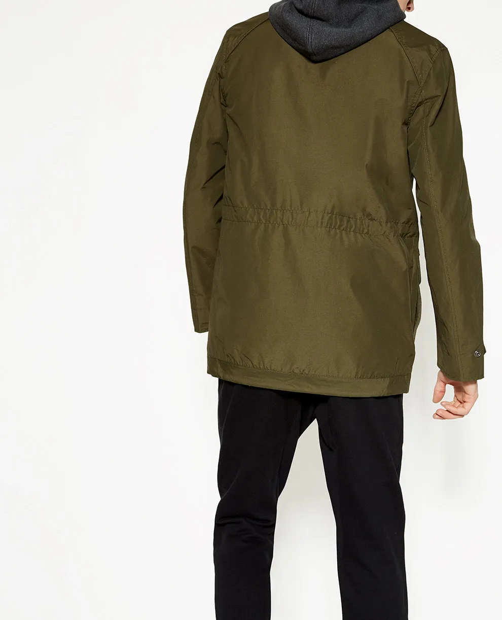 Parka kaki gilet intérieur
