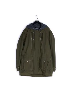 Parka kaki gilet intérieur