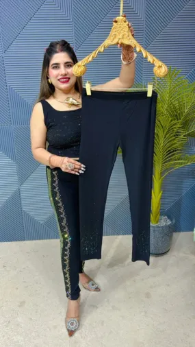 Premium Imported Swarovski Leggings GGR701