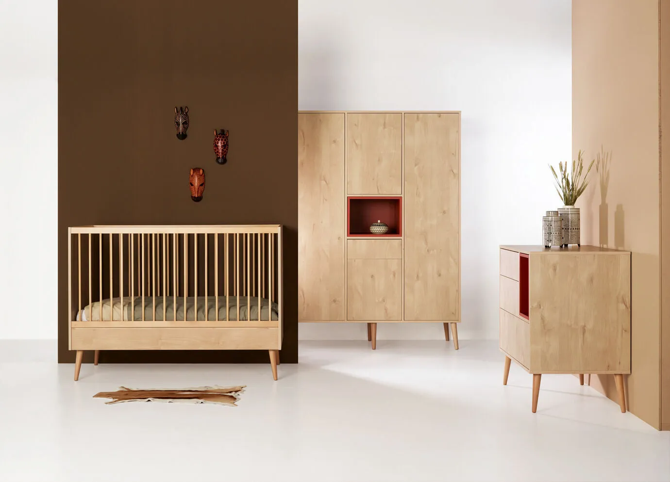 Quax Cocoon Wardrobe XL - Natural Oak