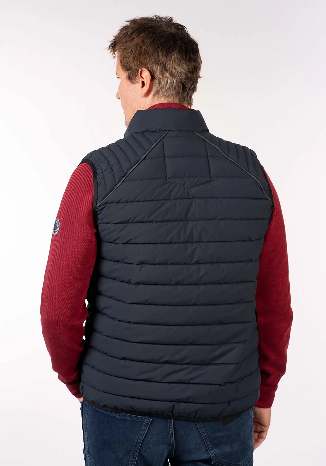 Quilted Gilet - Blue