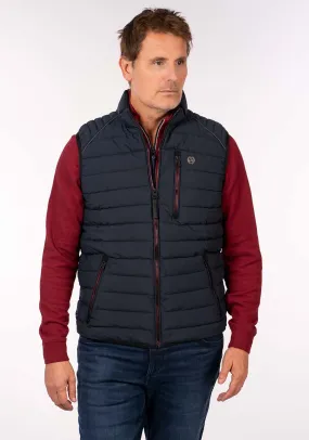 Quilted Gilet - Blue