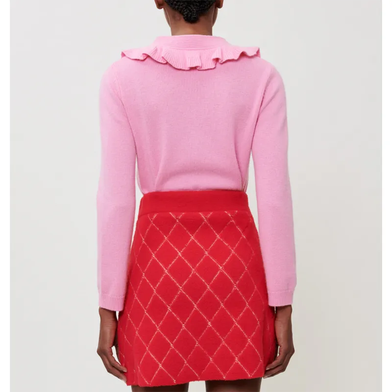 Red Argle Pocket Skirt