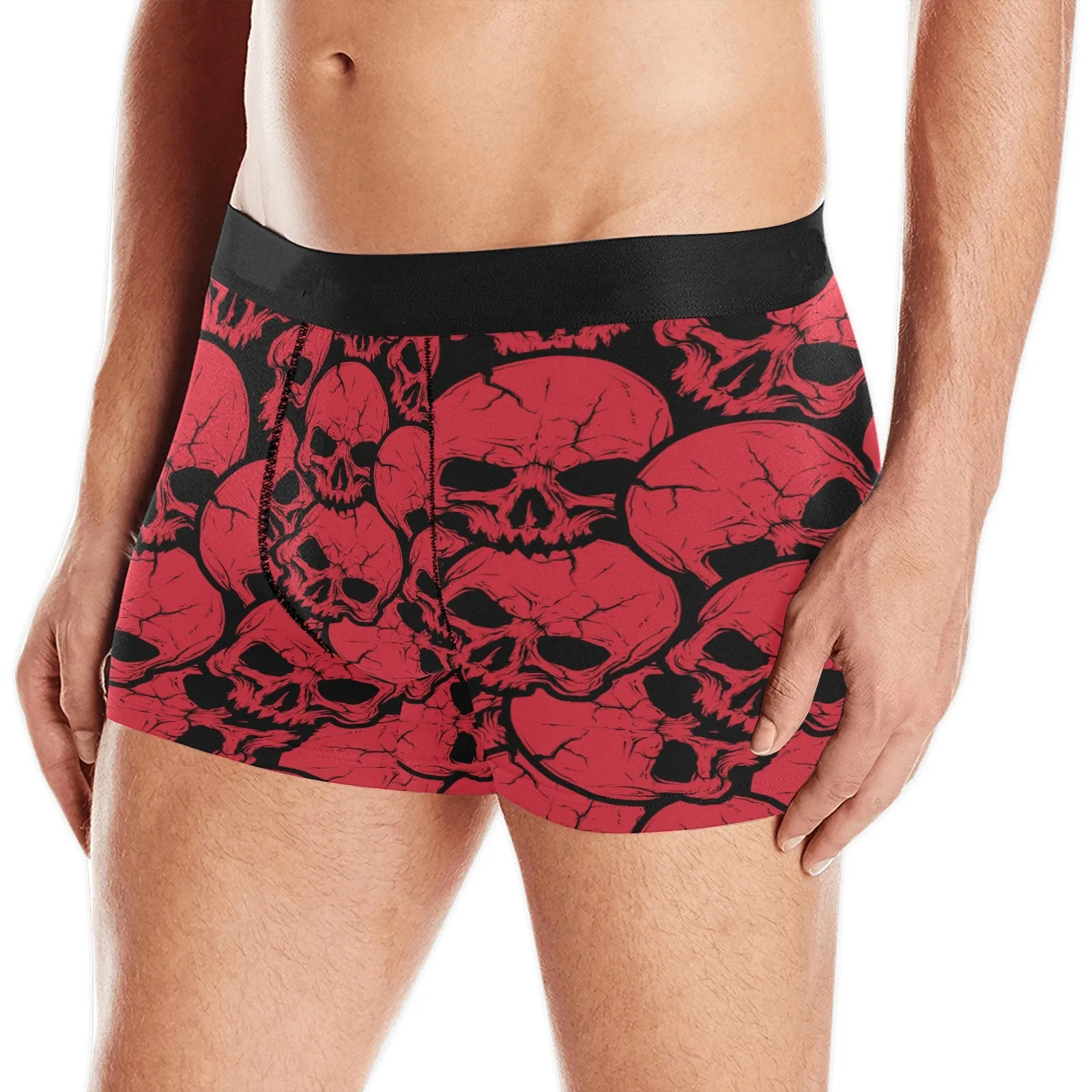 Red Skulls Boxer Briefs