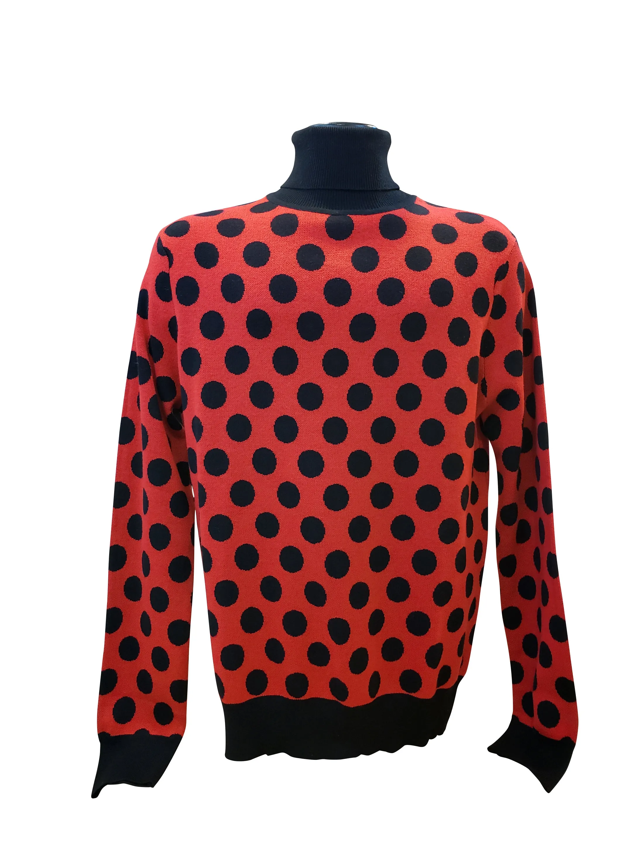 Robert Lewis Polka dot Turtleneck