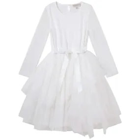 Sally L/S Spot Tutu Dress