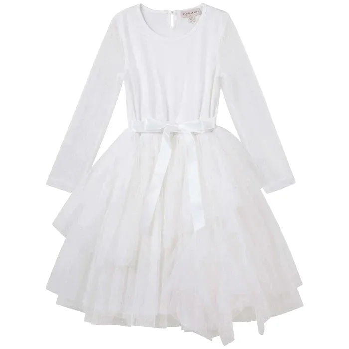 Sally L/S Spot Tutu Dress