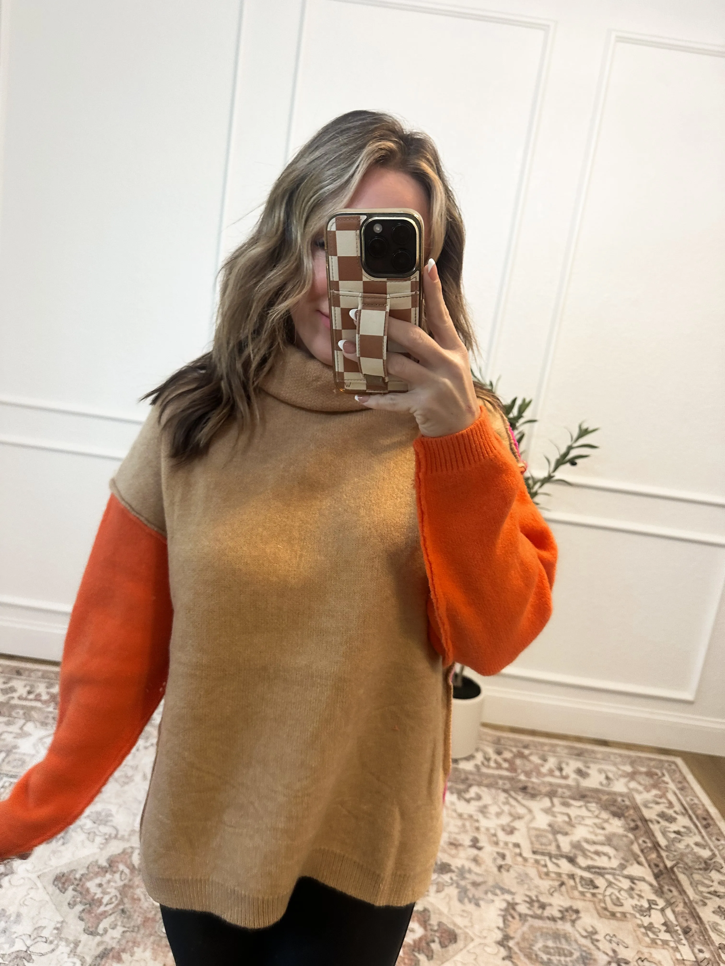 Stop & Stare Reversible Turtleneck Sweater