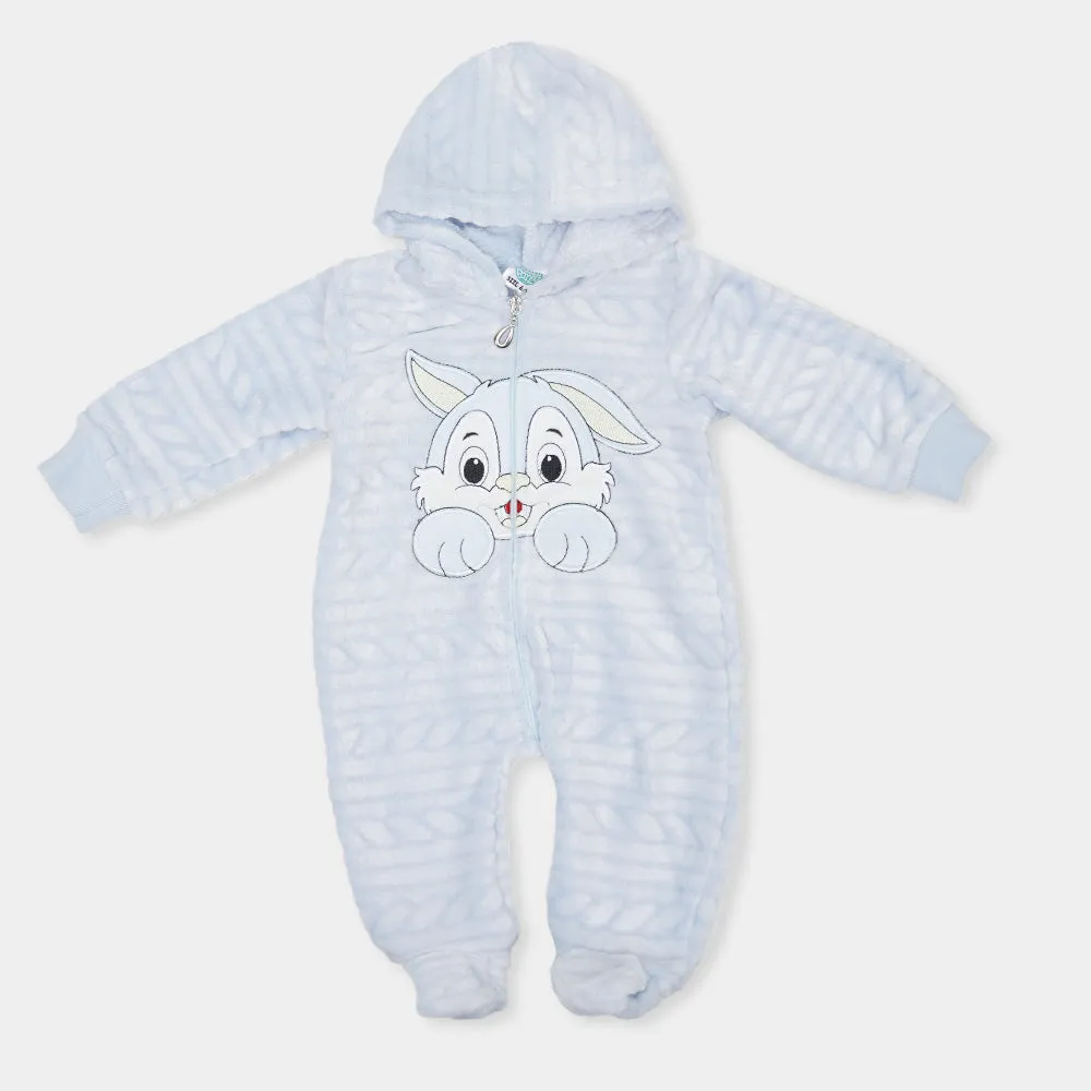 Super Cool Unisex Infant Hooded Romper - Rabbit