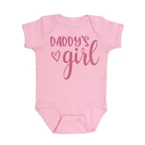 Sweet Wink INFANT GIRLS DADDY'S GIRL S/S Pink Bodysuit