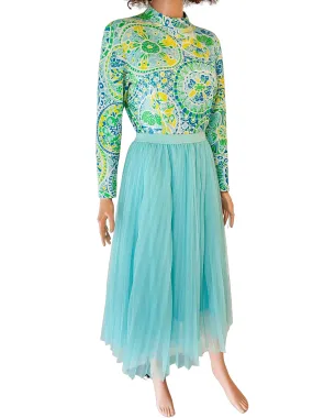 Turquoise Tulle Skirt Size 10