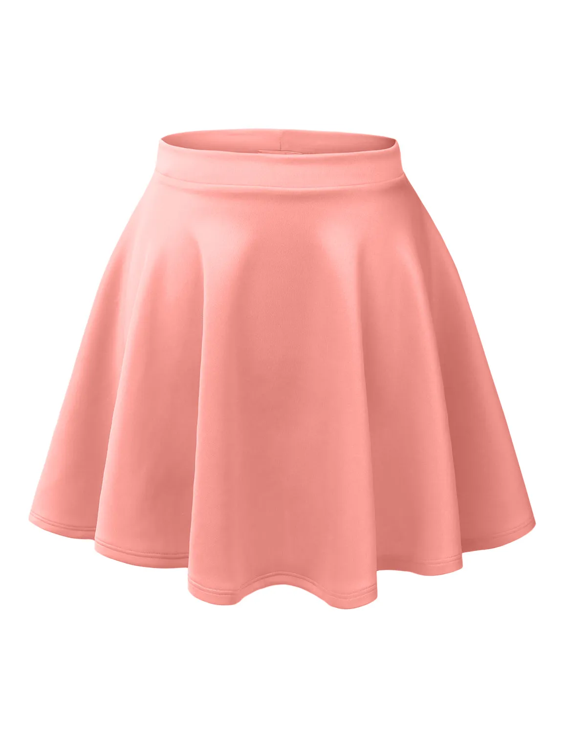 Versatile Stretchy Flared Skater Skirt