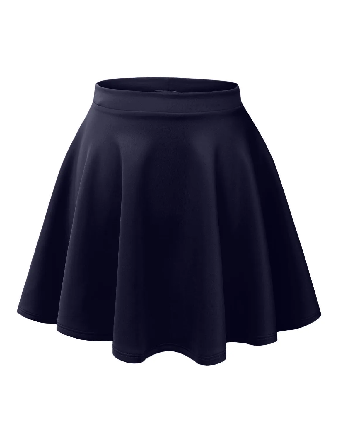 Versatile Stretchy Flared Skater Skirt