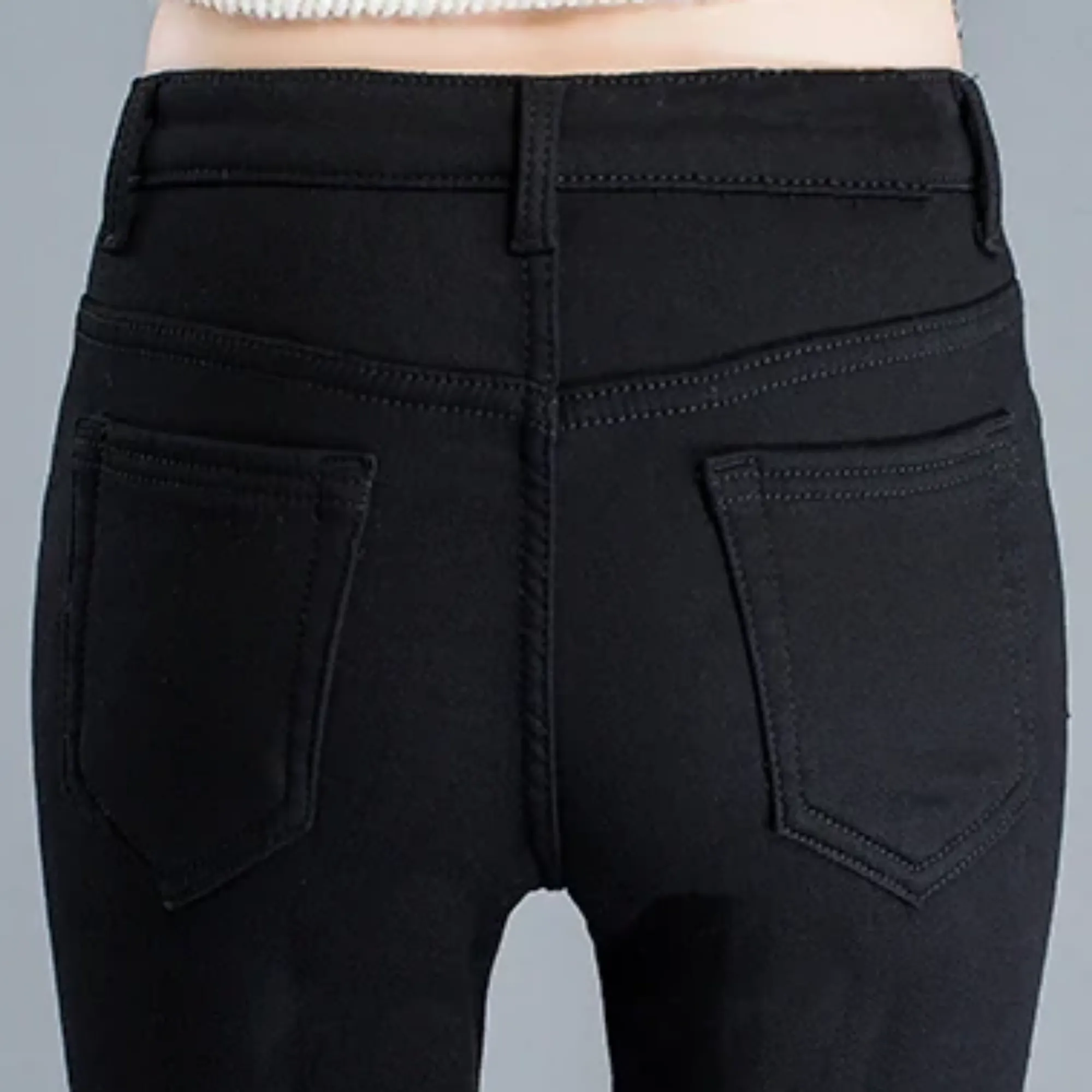 Women's Winter Casual High-Waist Skinny Warm Leggings